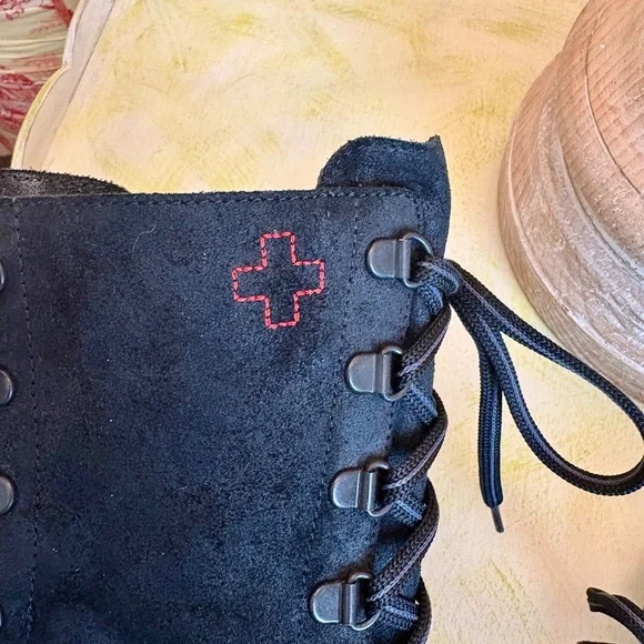 AF VANDEVORST SUEDE COMBAT BOOT - Picture 7 of 7